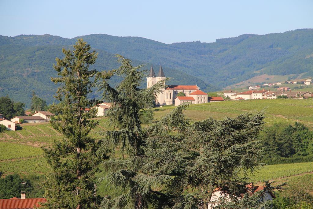 Les Glycines - Domaine Gilles Coperet Panzió Régnié Kültér fotó